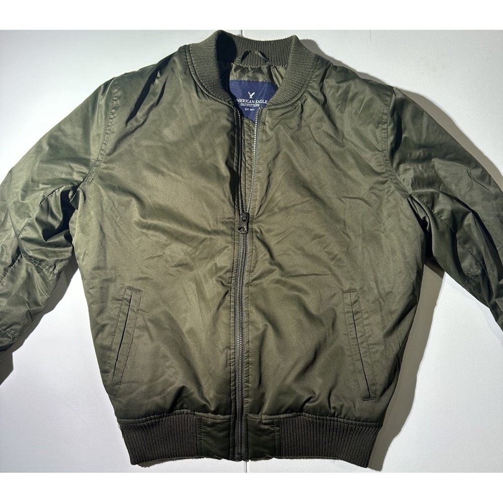 American Eagle Outfitters Olive Bomber Jacket